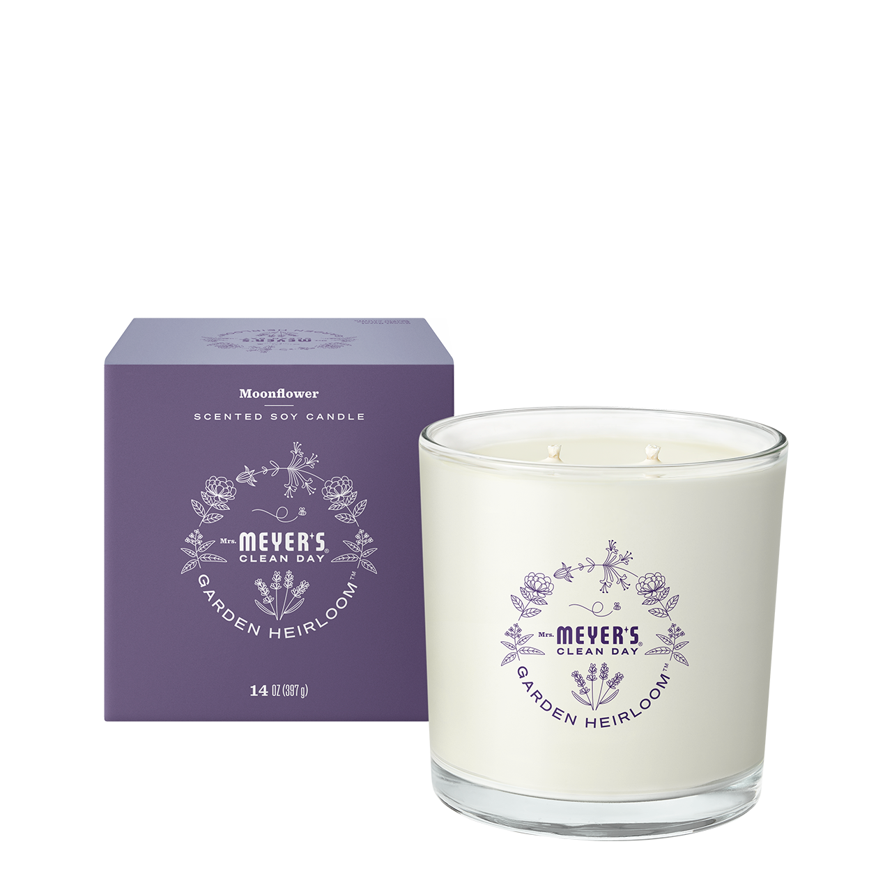 Moonflower Garden Heirloom Candle
